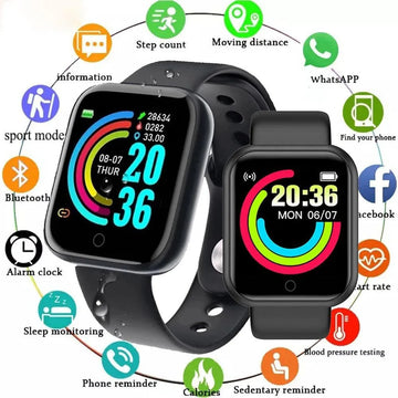 Smartwatch D20: Seu Aliado Inteligente para um Estilo de Vida Ativo!