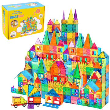 Blocos de Montar Magnéticos 3D: Kit de 65 Peças para Aventura e Aprendizagem!