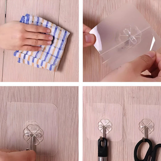 Organize sua cozinha sem furar a parede (Kit Ganchos Adesivos Extrafortes)